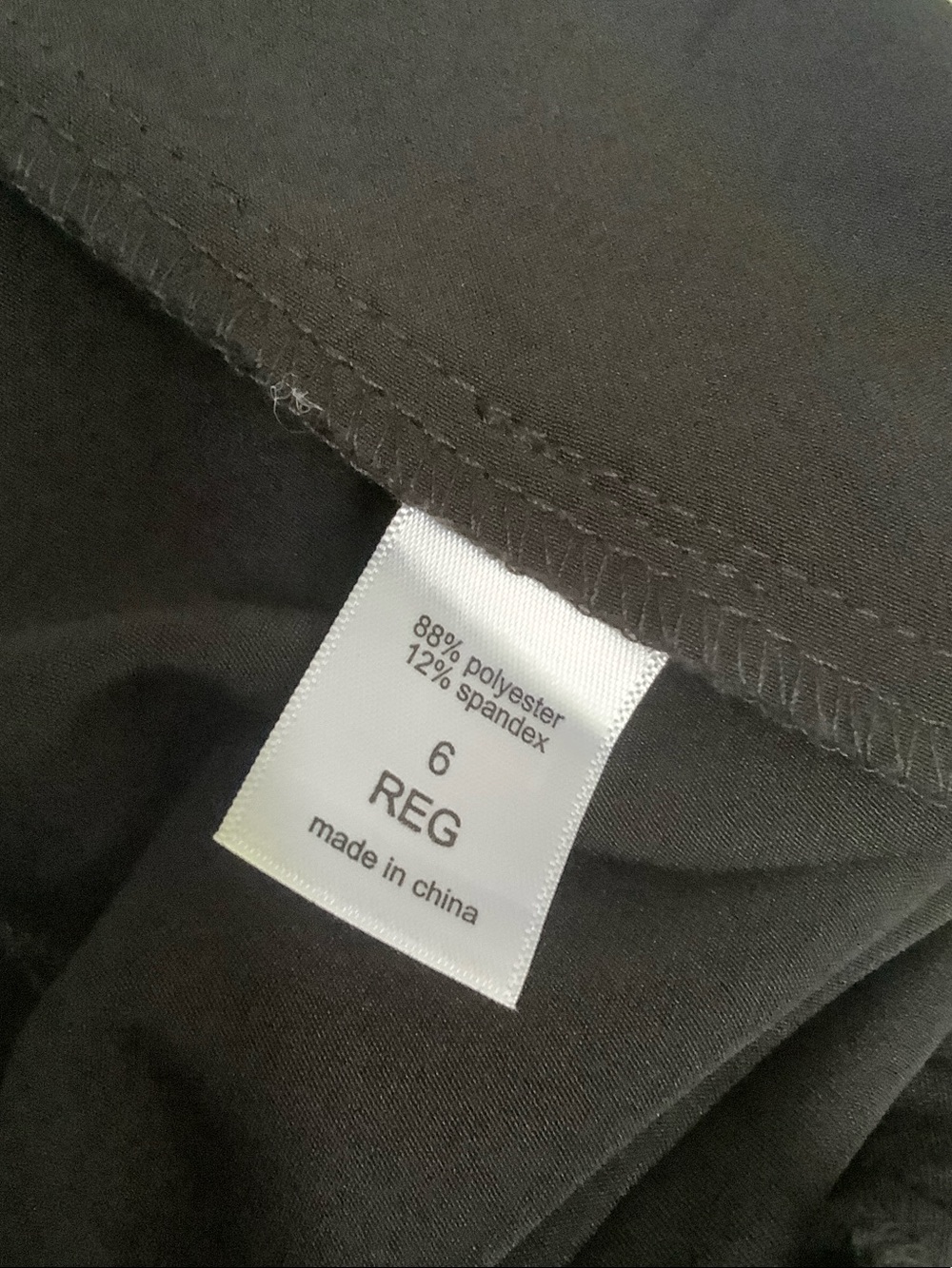 Women’s Black Pleated Dress Trousers Size 6 Career Office Business - Picture 10 of 12
